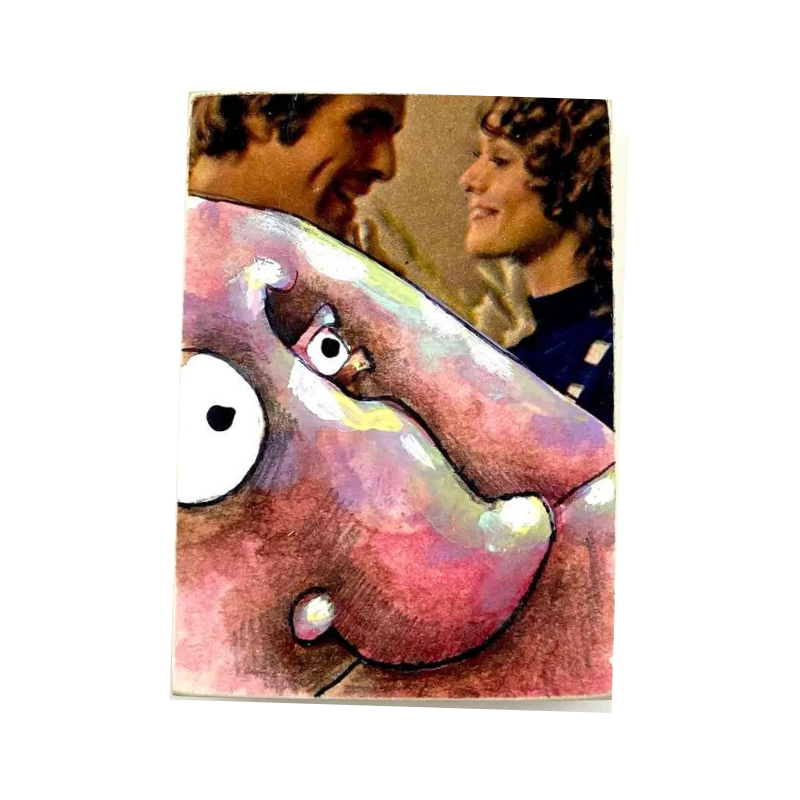 The 3rd Wheel... | Mixed Media on Woodblock