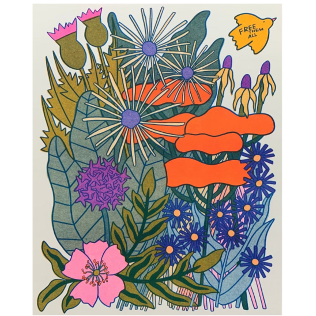 Wild Prairie | Risograph Print