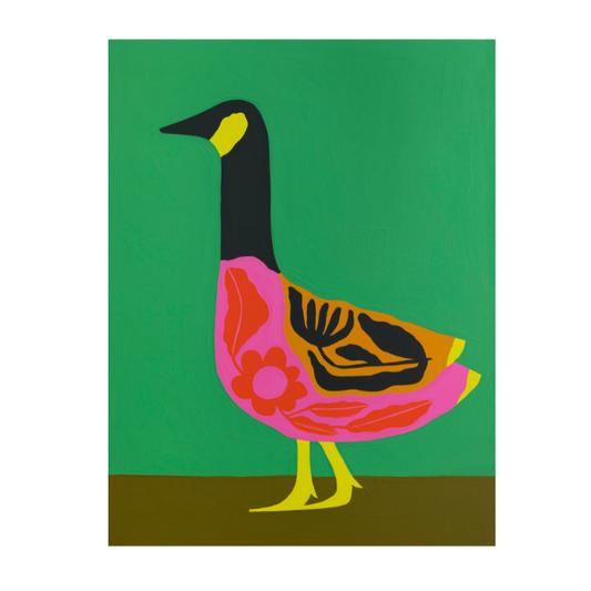Folk Art Goose | Giclee Print