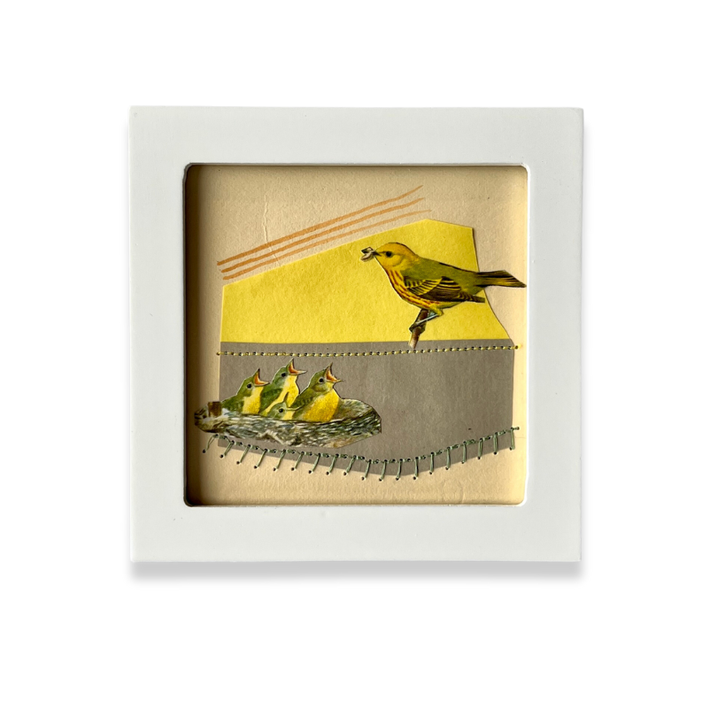 Indigent Warblers | Original Collage
