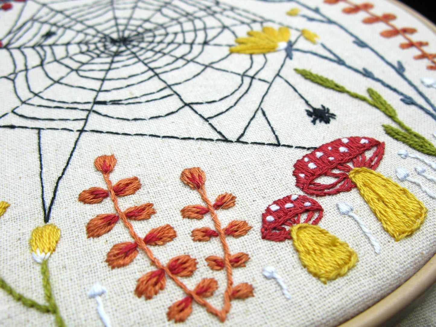 Flowers & Spiderweb | Embroidery Kit