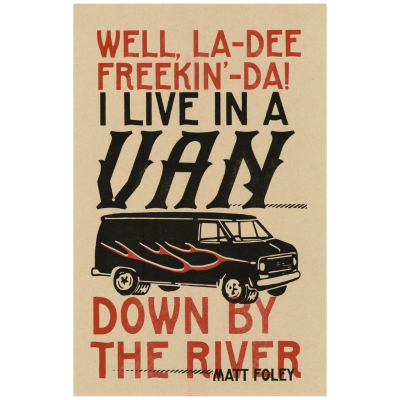 I Live In Van... | Risograph Print