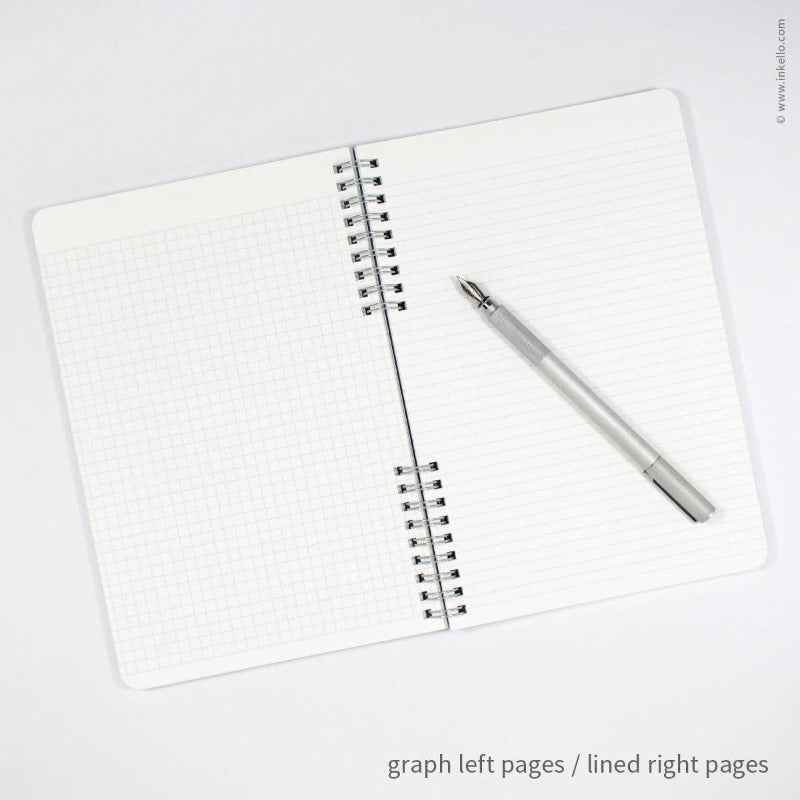 Big Burst in Mulberry | Lined + Graphed Notebook