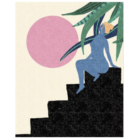 Stair Plant Lady | Art Print