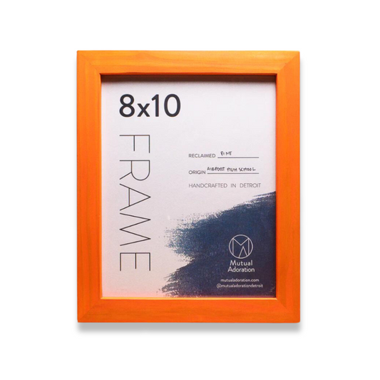 Tangerine | 8 x 10 Reclaimed Wood Frame
