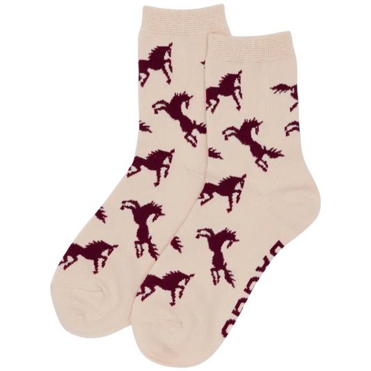 Crew Sock - Horses