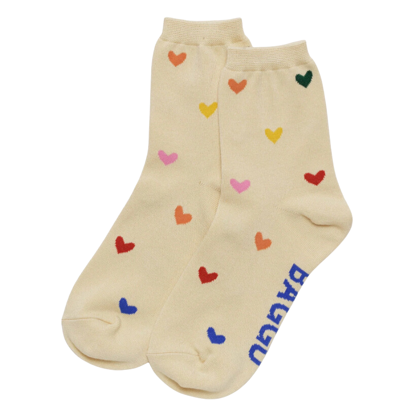 Crew Sock - Hearts