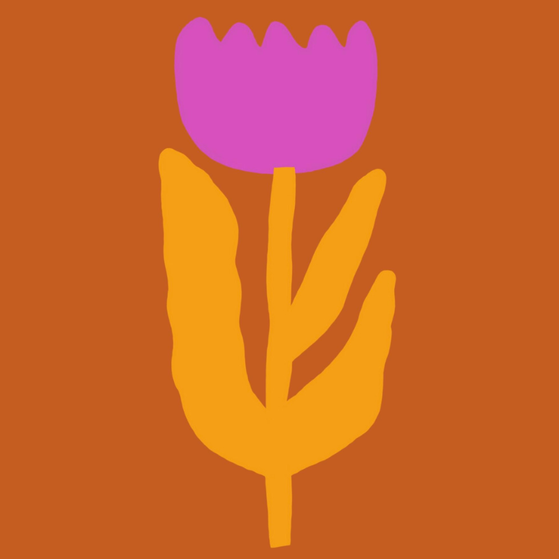 Big Flower - Fuscia | Vinyl Sticker