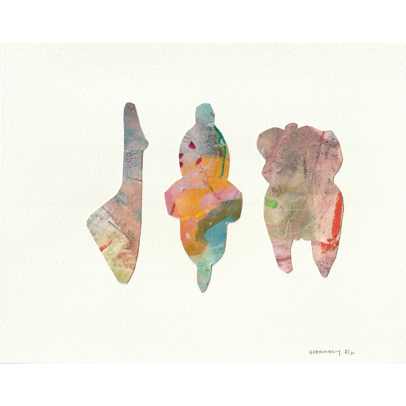 Venus Trio. Glow Series. 8/30 | Original Mixed Media Collage