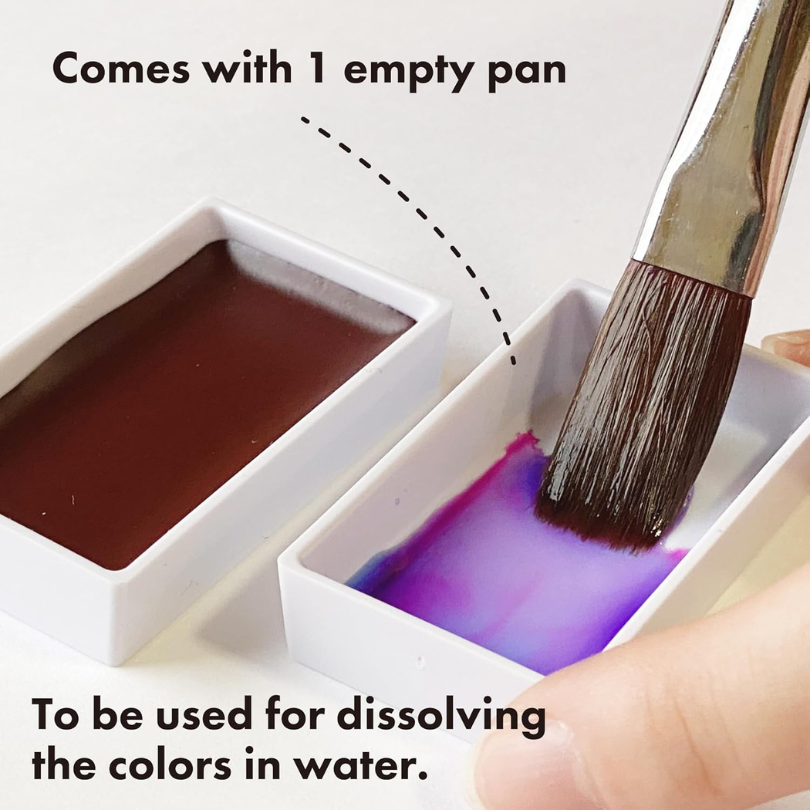 Gansai Tambi 5 Pan Granulating Watercolor Set