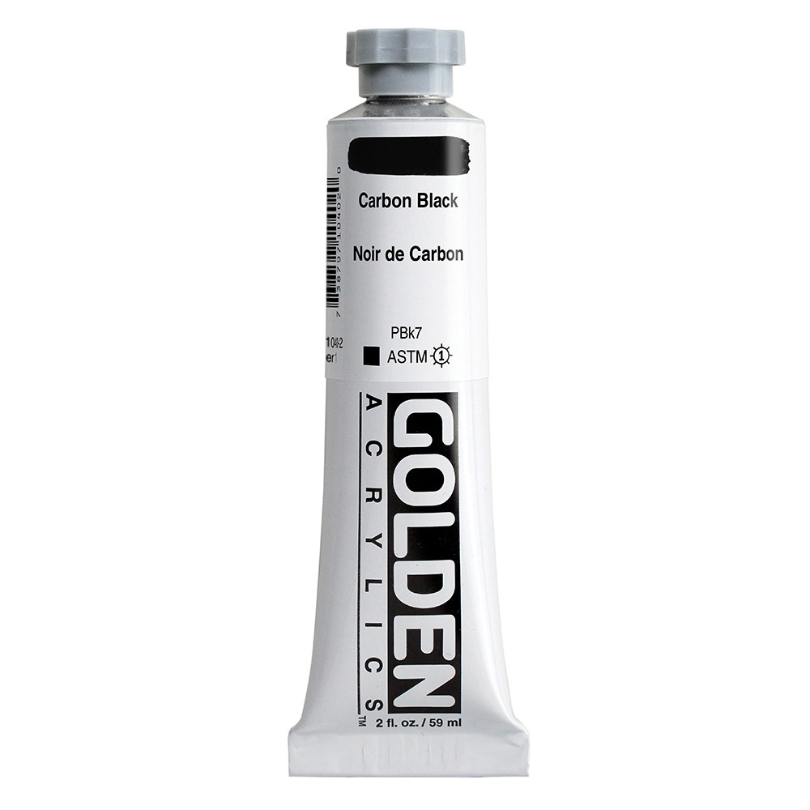 Golden Heavy Body Acrylic – Carbon Black