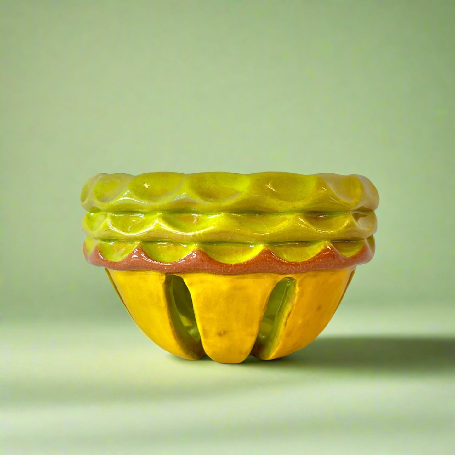 Exposed Coil Berry Basket in Citrus