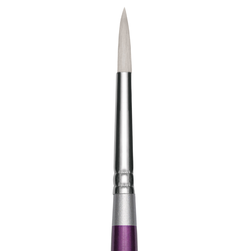 Silver Silk 88 - Round 8 - Wet Media Brush