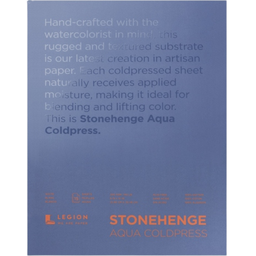 Stonehenge Aqua Block – Cold Press