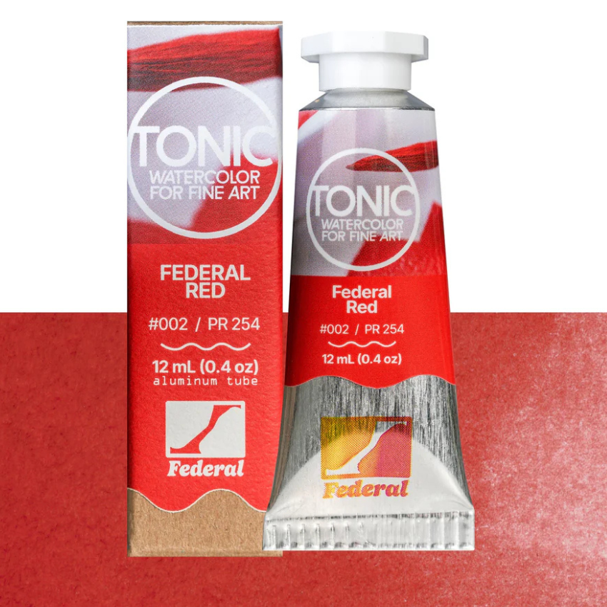Tonic Watercolor – #002 Federal Red