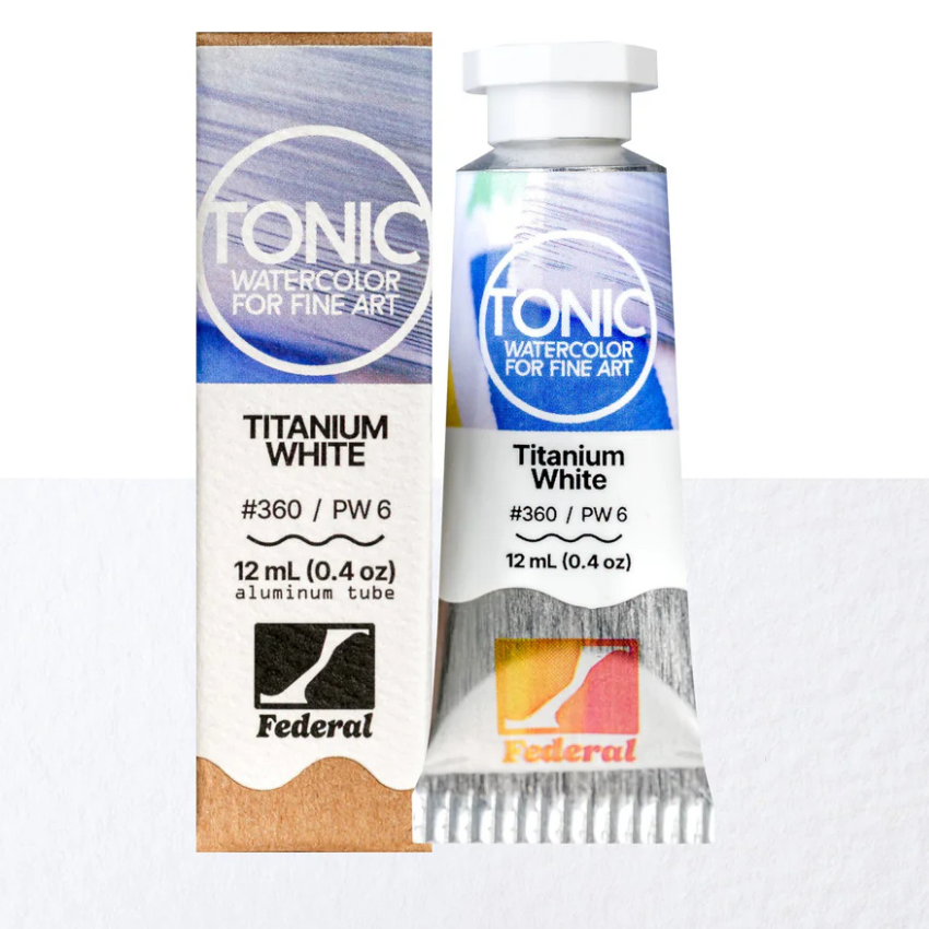 Tonic Watercolor – #360 Titanium White