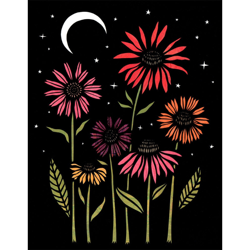 Moon Flowers | Art Print