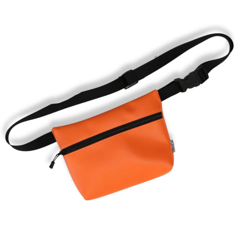 Orange Vegan Leather | Fanny Pack
