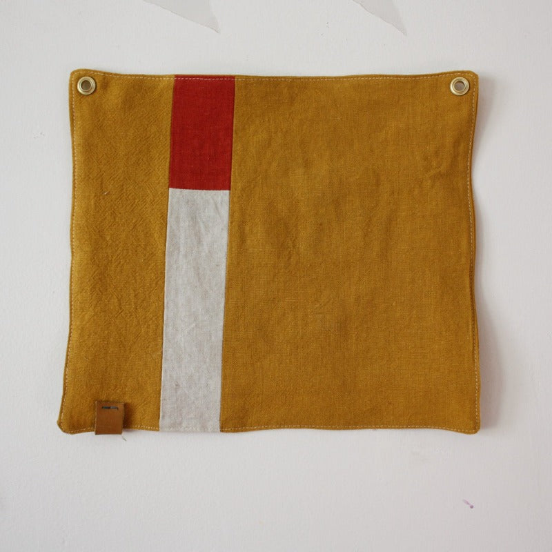 "Eye Bird" Hand Embroidered Tapestry