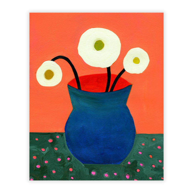 Blue Vase | Art Print
