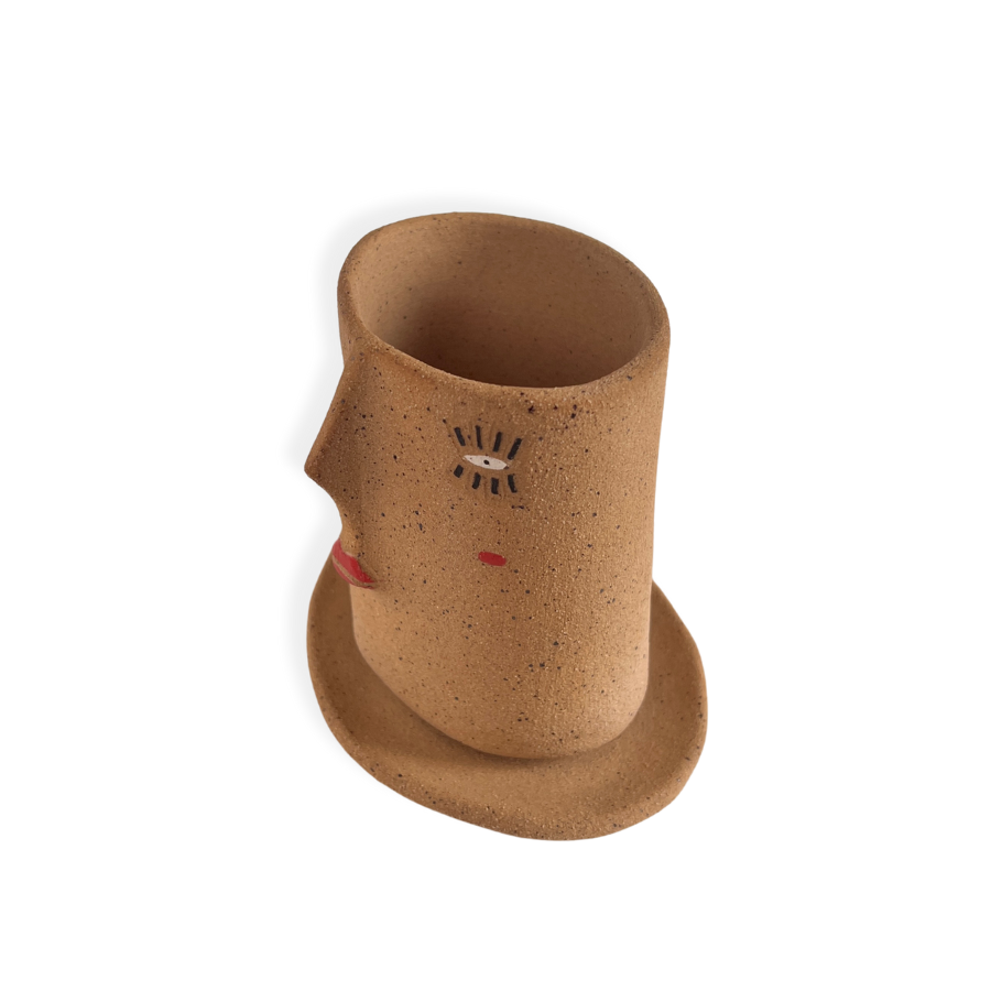 Bright-eyed Ceramic Planter