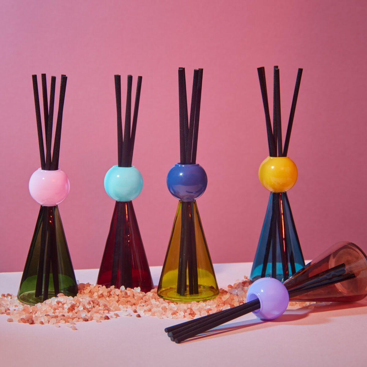 Disco Funky Glass Diffuser - Velvet Woods + Amber