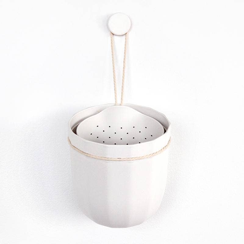 White | Eco Hanging Planter