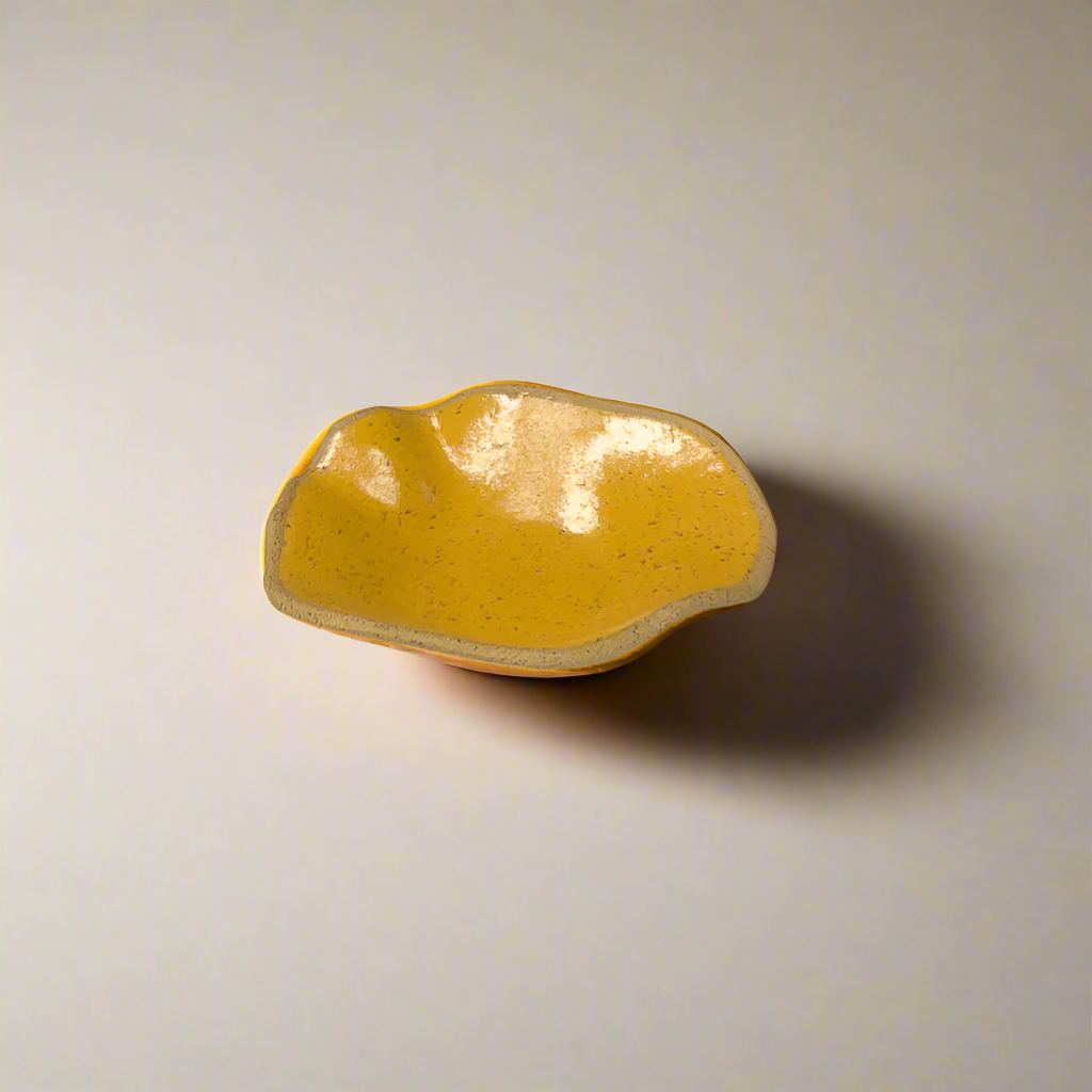 Small Ruffle Bowl | Mustard