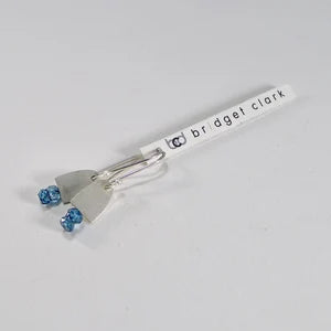 Silver Bell Topaz Earrings