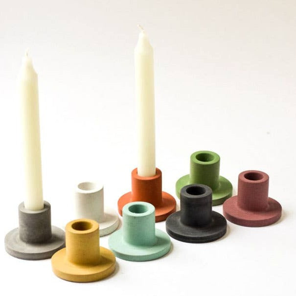 Jade Concrete | Candle Holder