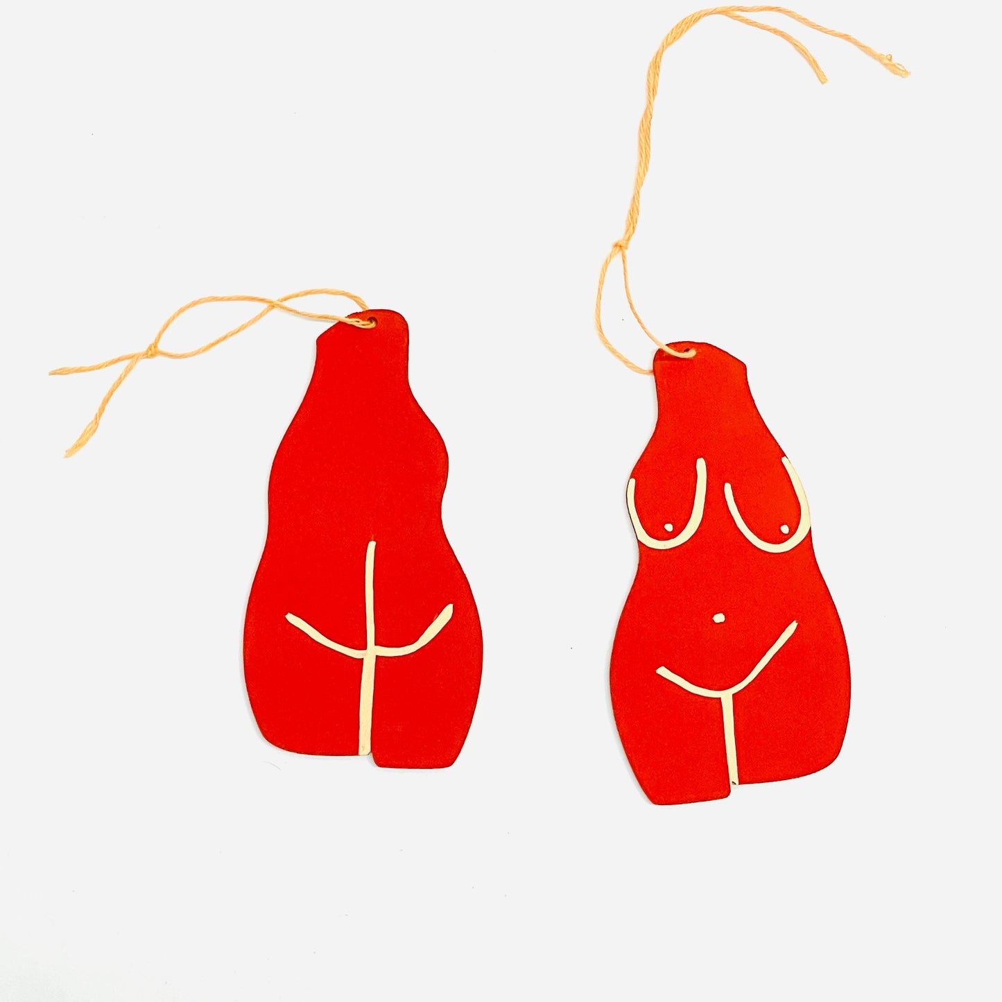 THE BODY - Clay Color | Hand-Painted Tree Ornament