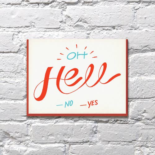 Oh Hell No/Yes | Card