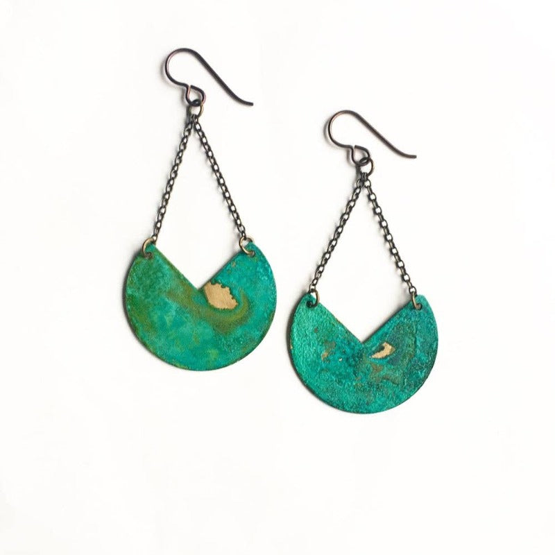 Copper Patina Drop | Earrings