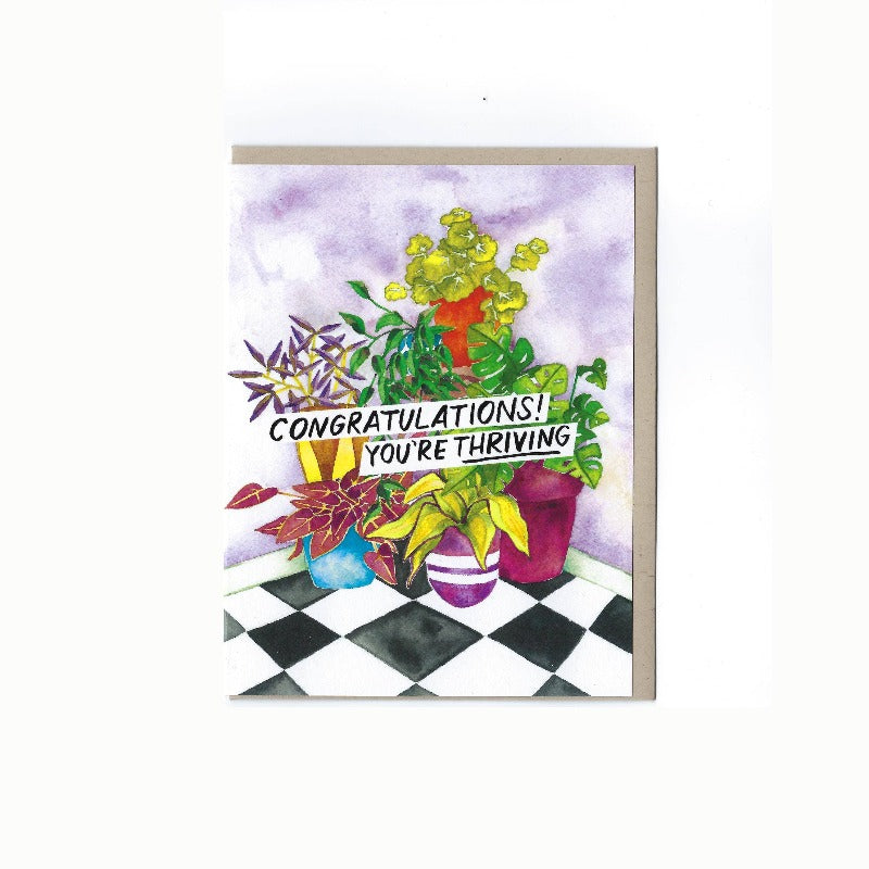 Congratulations You're Thriving | Card