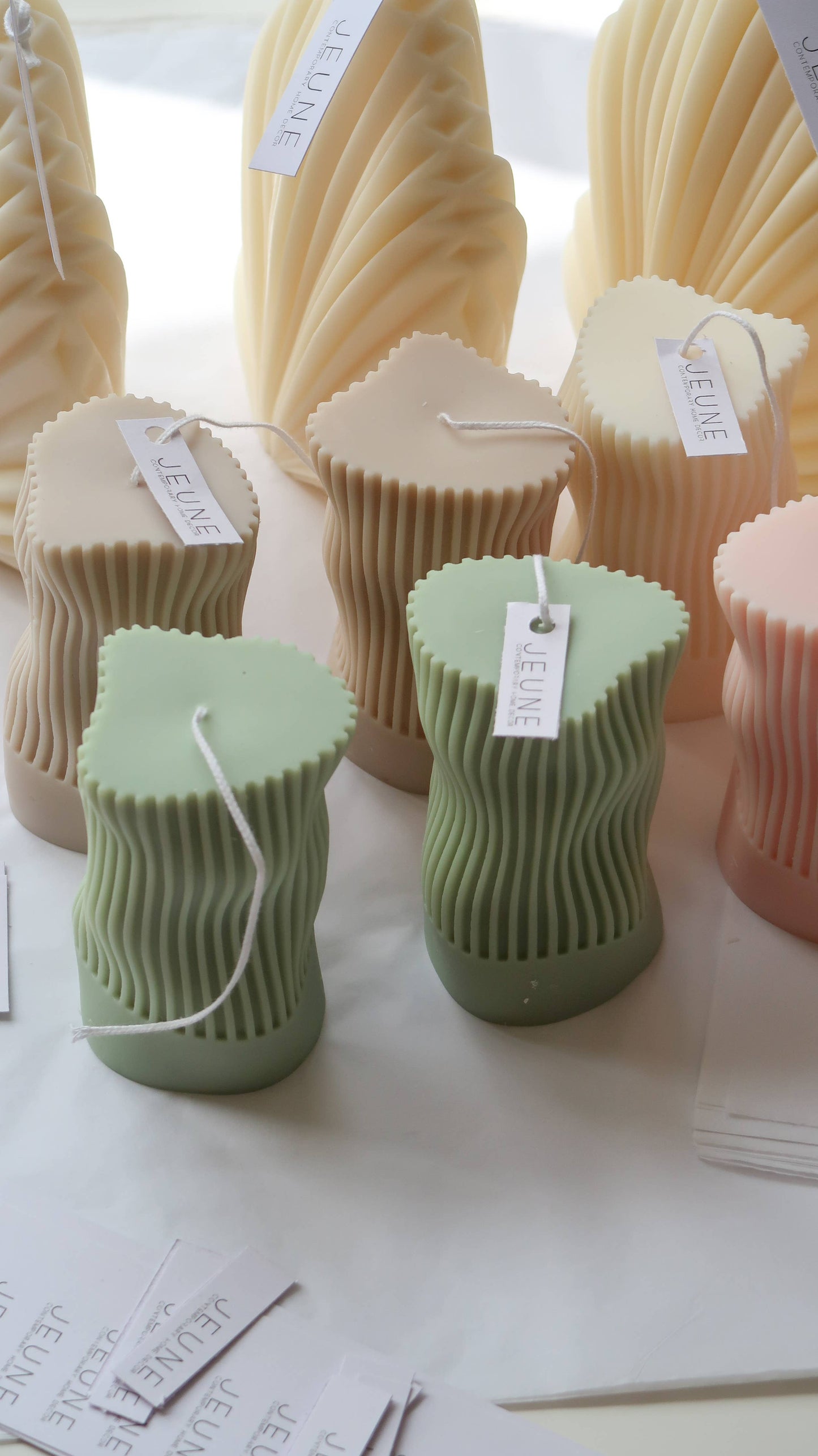 Beige Waves | Soy Candle