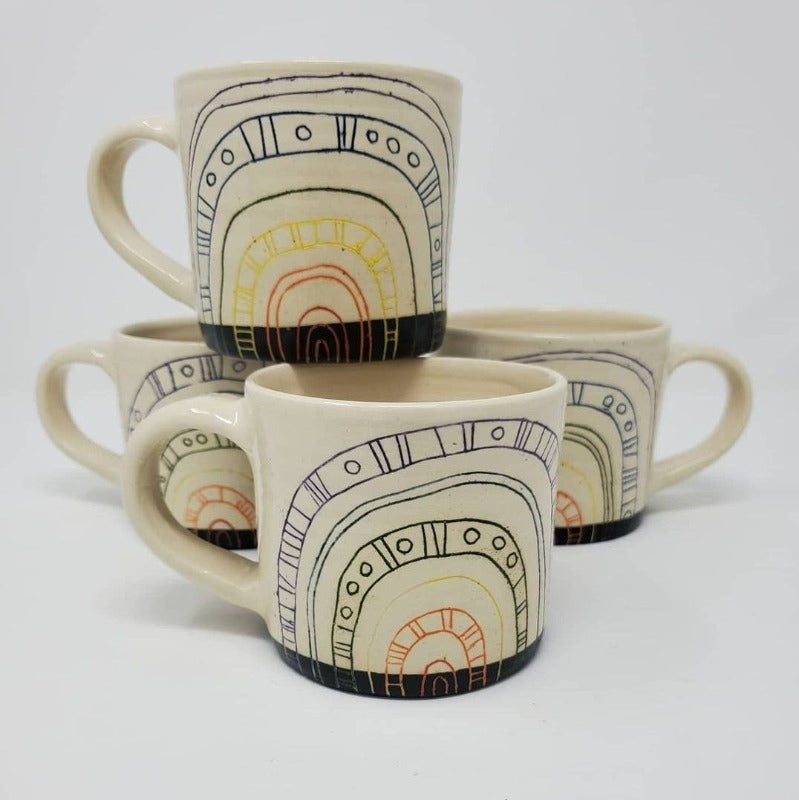 Handmade Rainbow Mug