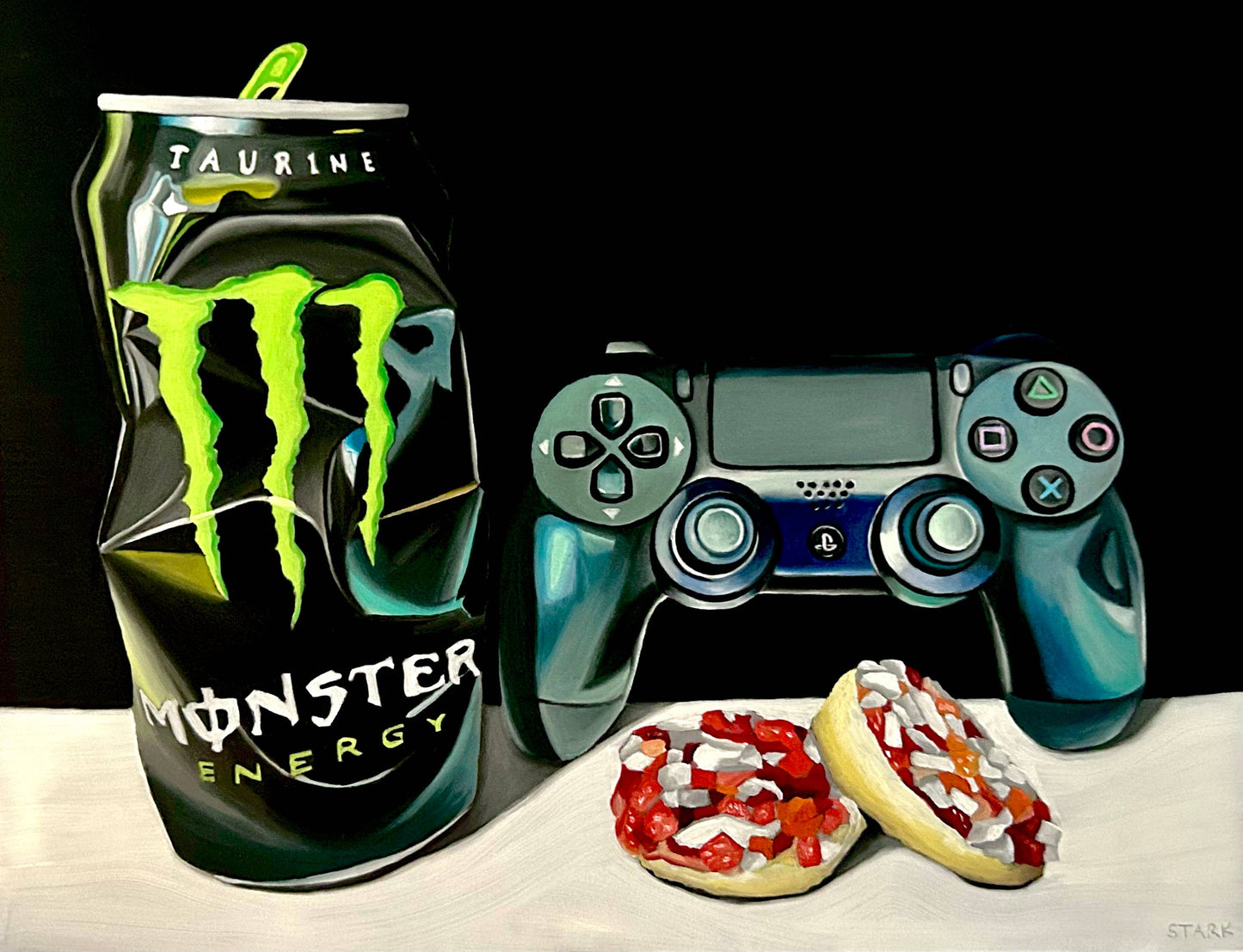 Game Night | Original Oil Painting