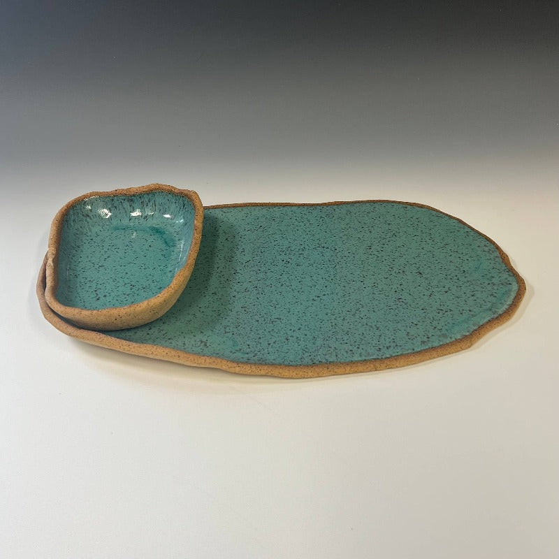 Bread & Oil Dipper | Jade Blue