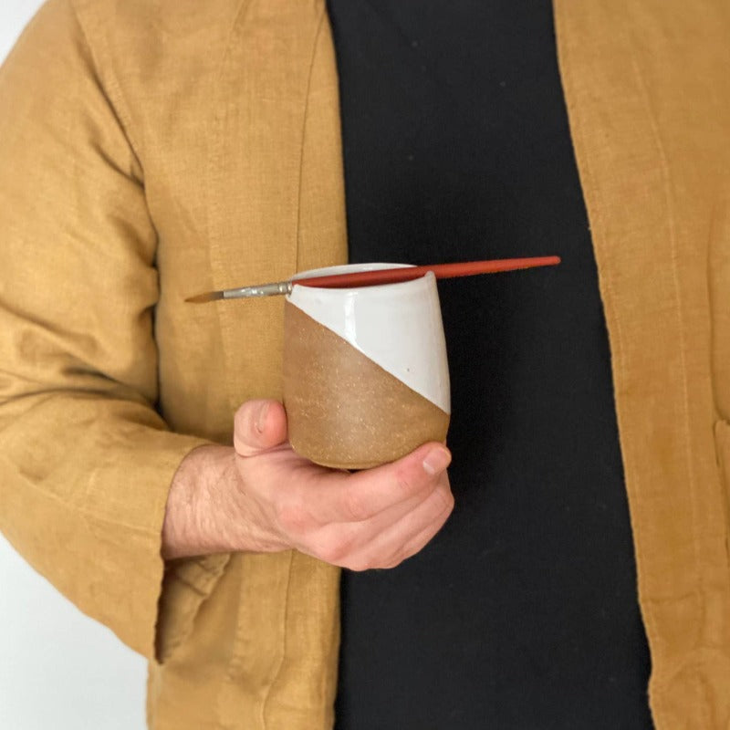 Handmade Ceramic Paint Cup