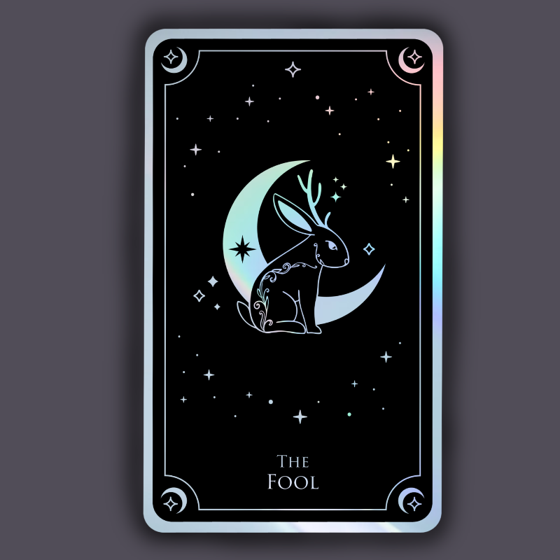 The Fool Tarot | Holographic Sticker