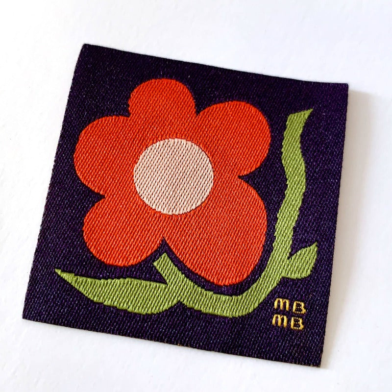 Big Red Flower | Iron-On Patch