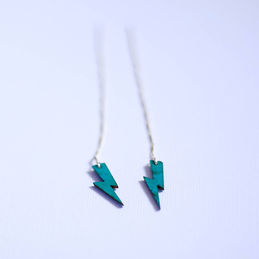 Blue Lightning | Ear Threads