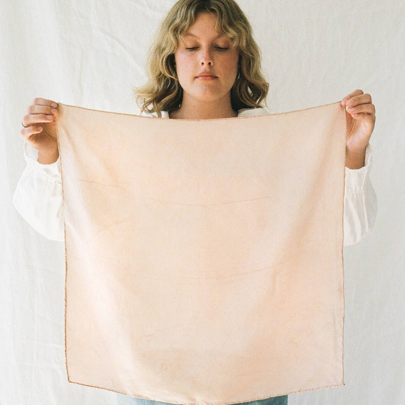 Mauve | Plant Dyed Silk Scarf