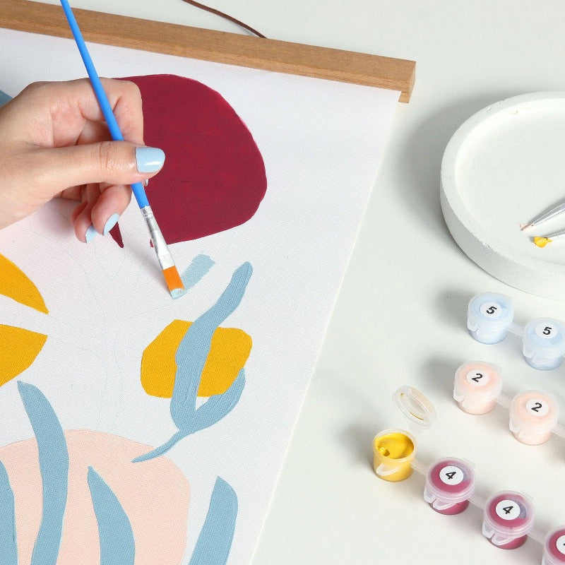 Botanical Paint by Numbers Kit