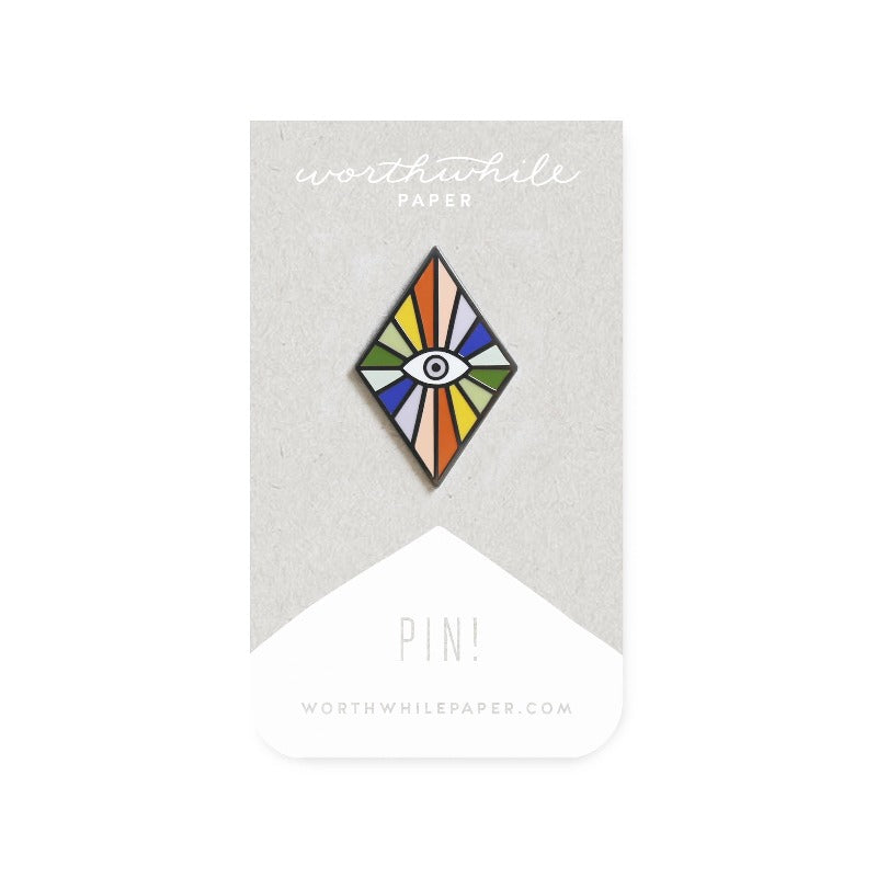 Rainbow Eye | Enamel Pin