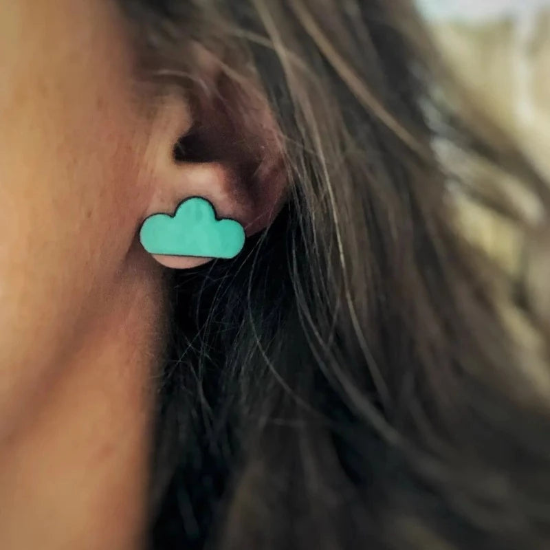 Clouds | Post Earrings