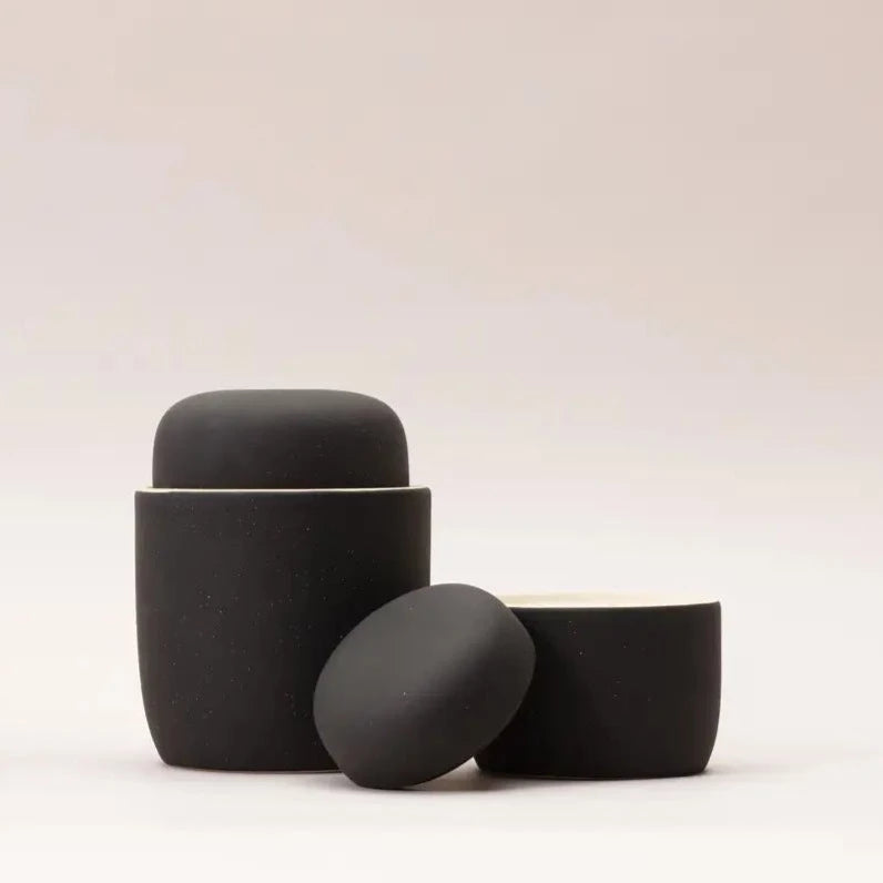 Black Iris + Leather | Soy Candle