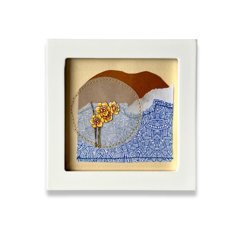 Narcissus | Original Collage