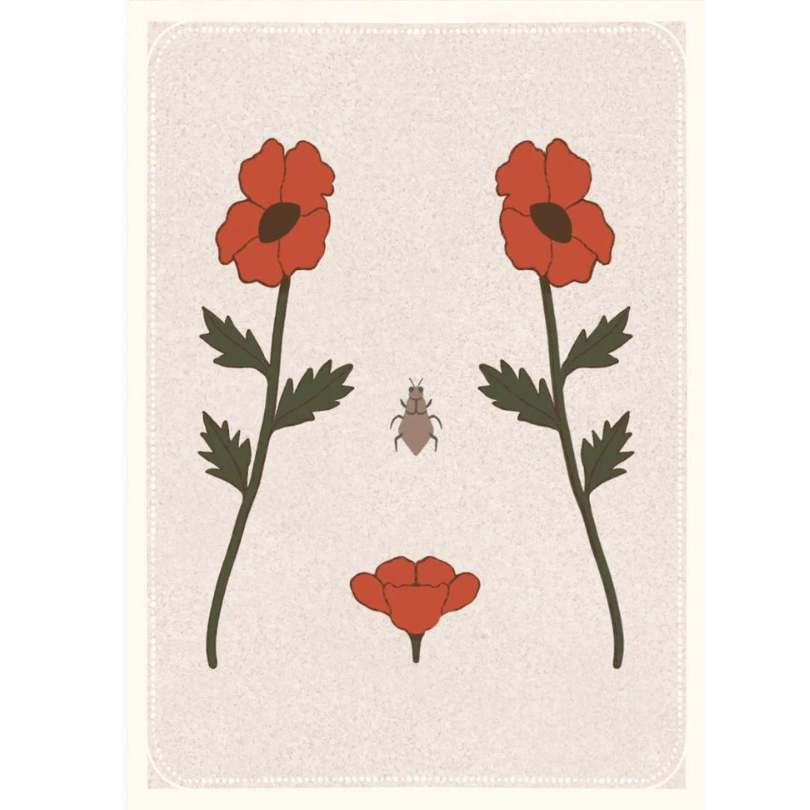 Female Form Poppies | Giclée Print