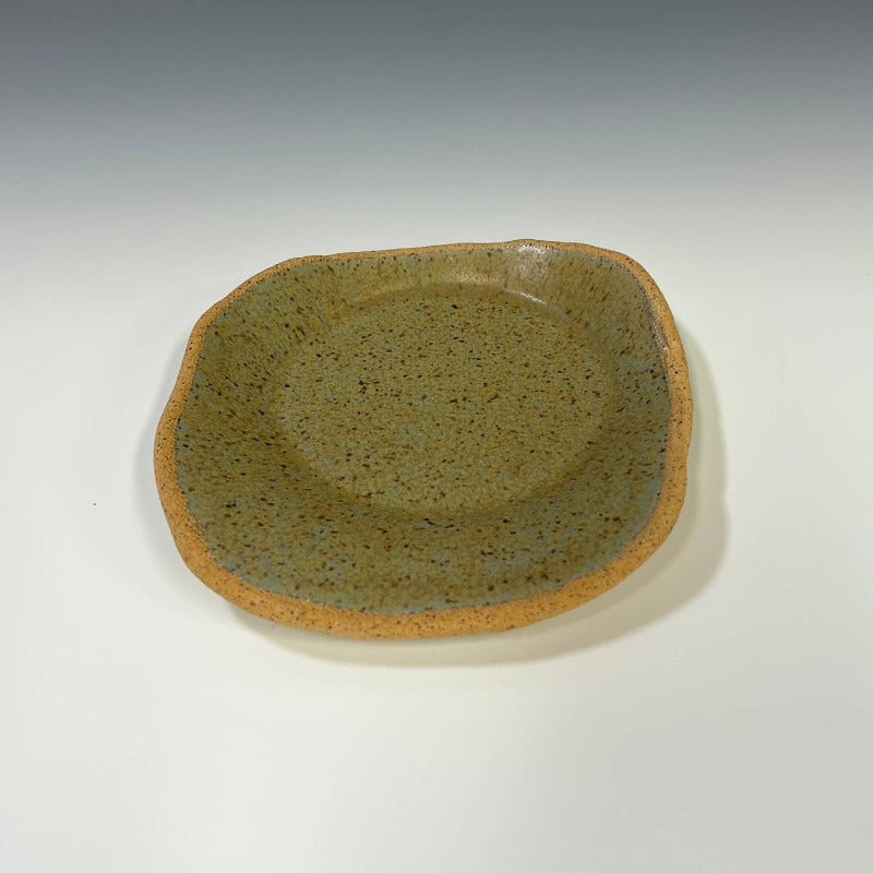 Ceramic Spoon Rest | Agate Green